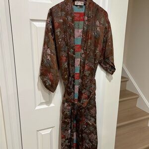 Vintage Floral Kimono Robe